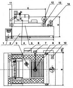 separator magnetyczny z filtrem papierowym-schemat